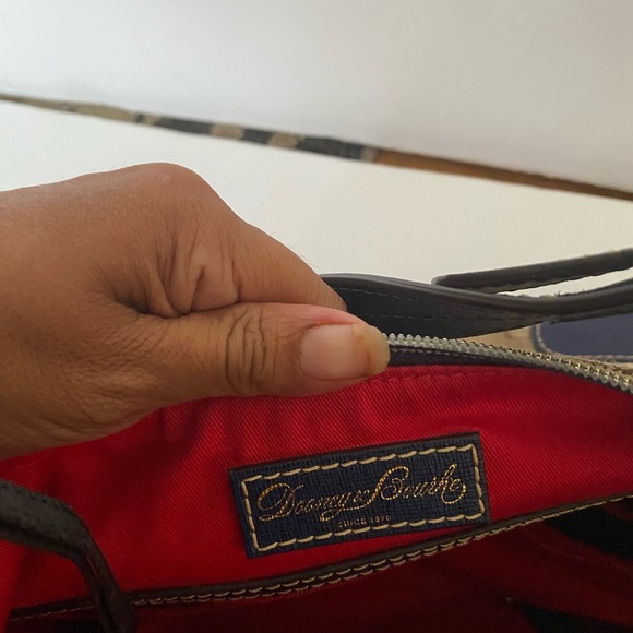 Dooney & Bourke Signature Erica Hobo Canvas Bag - Picture 12 of 15